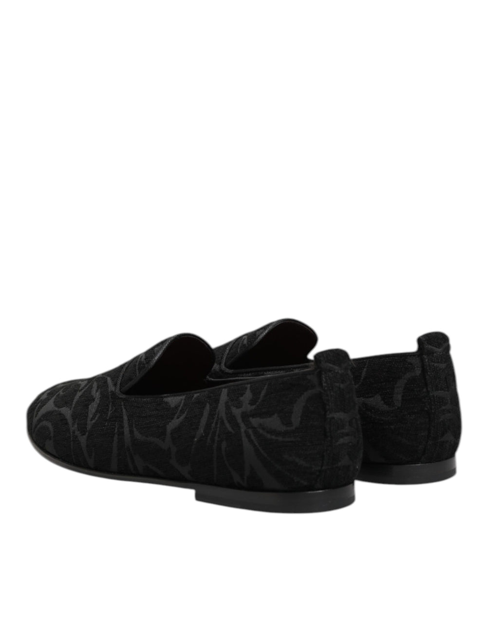 Dolce & Gabbana Brocade Loafers in Black