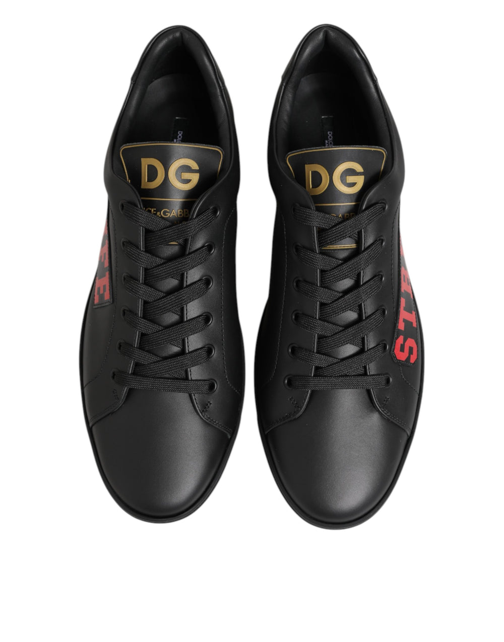 Dolce & Gabbana Street Life Low-Top Sneakers in Black
