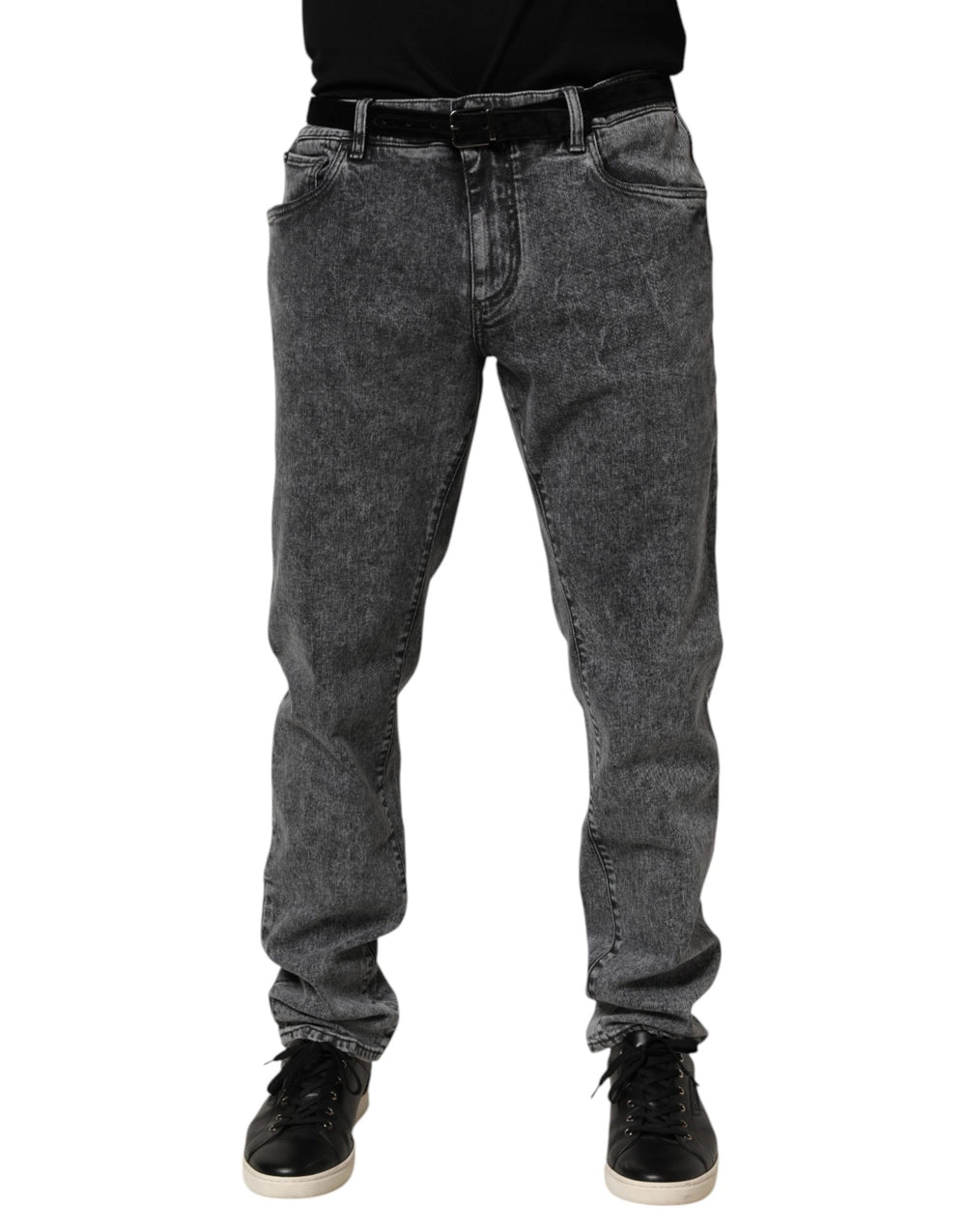 Dolce & Gabbana Slim Fit Denim Jeans in Gray