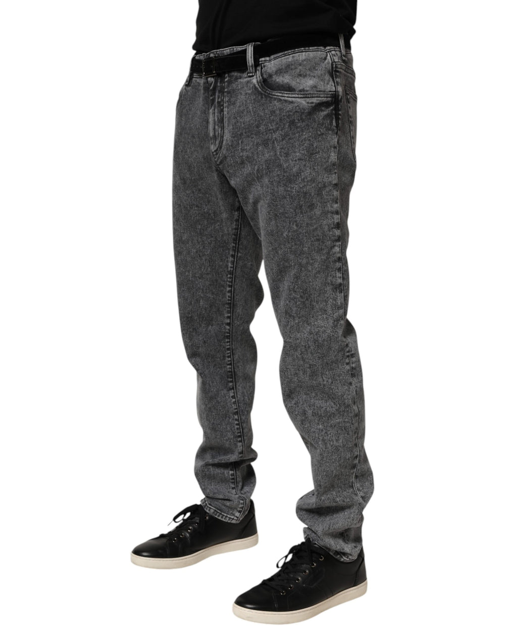 Dolce & Gabbana Slim Fit Denim Jeans in Gray