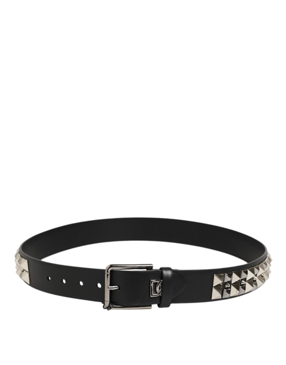Dolce & Gabbana Calf Leather Belt in Black
