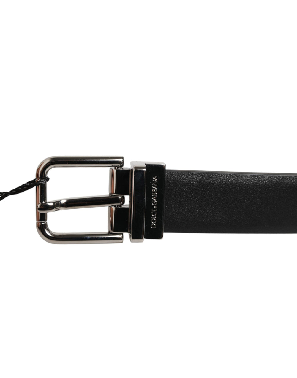 Dolce & Gabbana Leather Studded Belt in Black