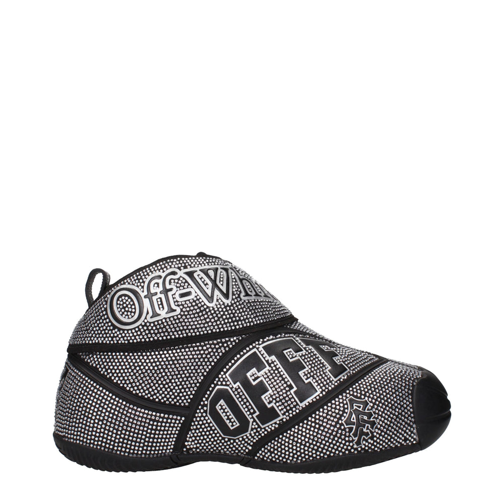 Black Cotton Sneakers