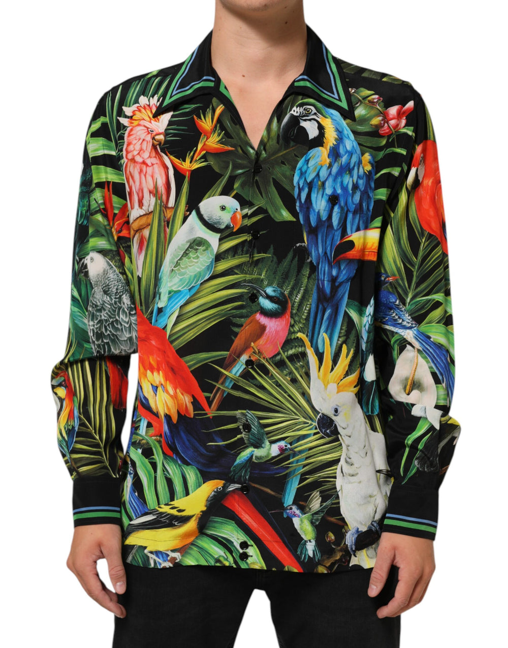 Dolce & Gabbana Silk Casual Shirt in Multicolor