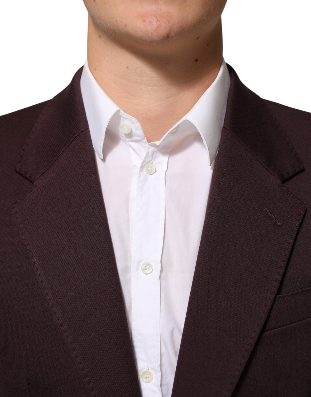 Dolce & Gabbana Cotton Blazer in Maroon