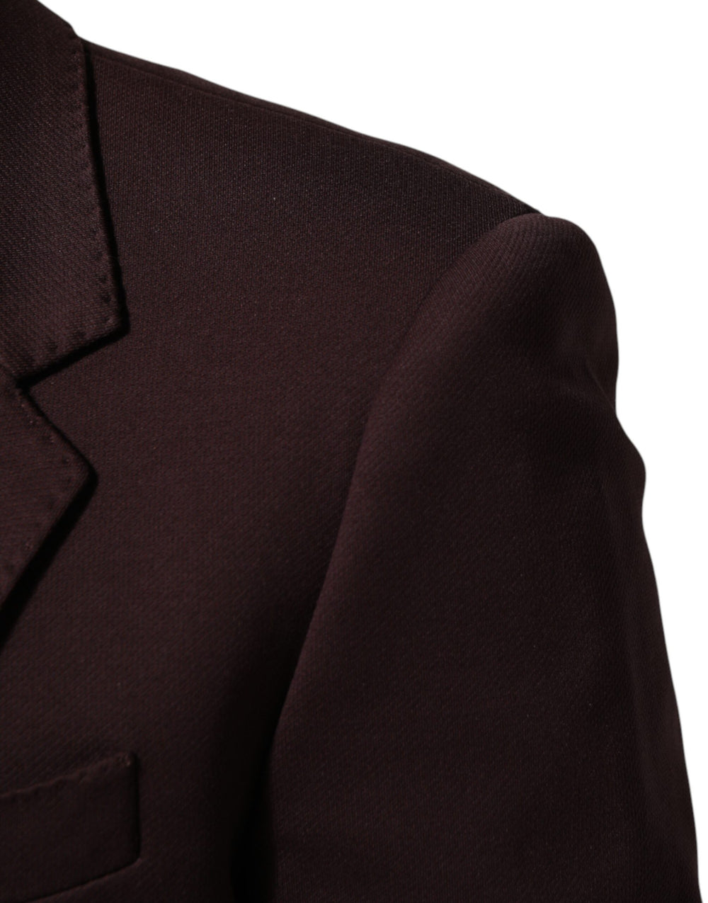 Dolce & Gabbana Cotton Blazer in Maroon