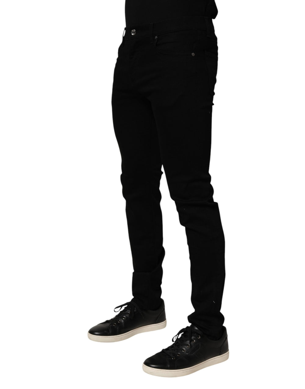Dolce & Gabbana Slim Fit Jeans in Black