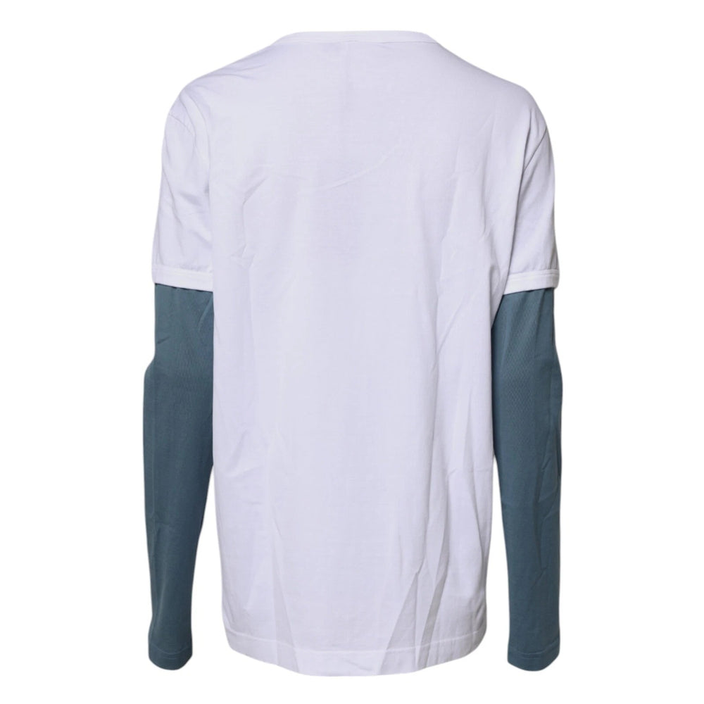 Dolce & Gabbana Graphic Print Cotton T-shirt in White