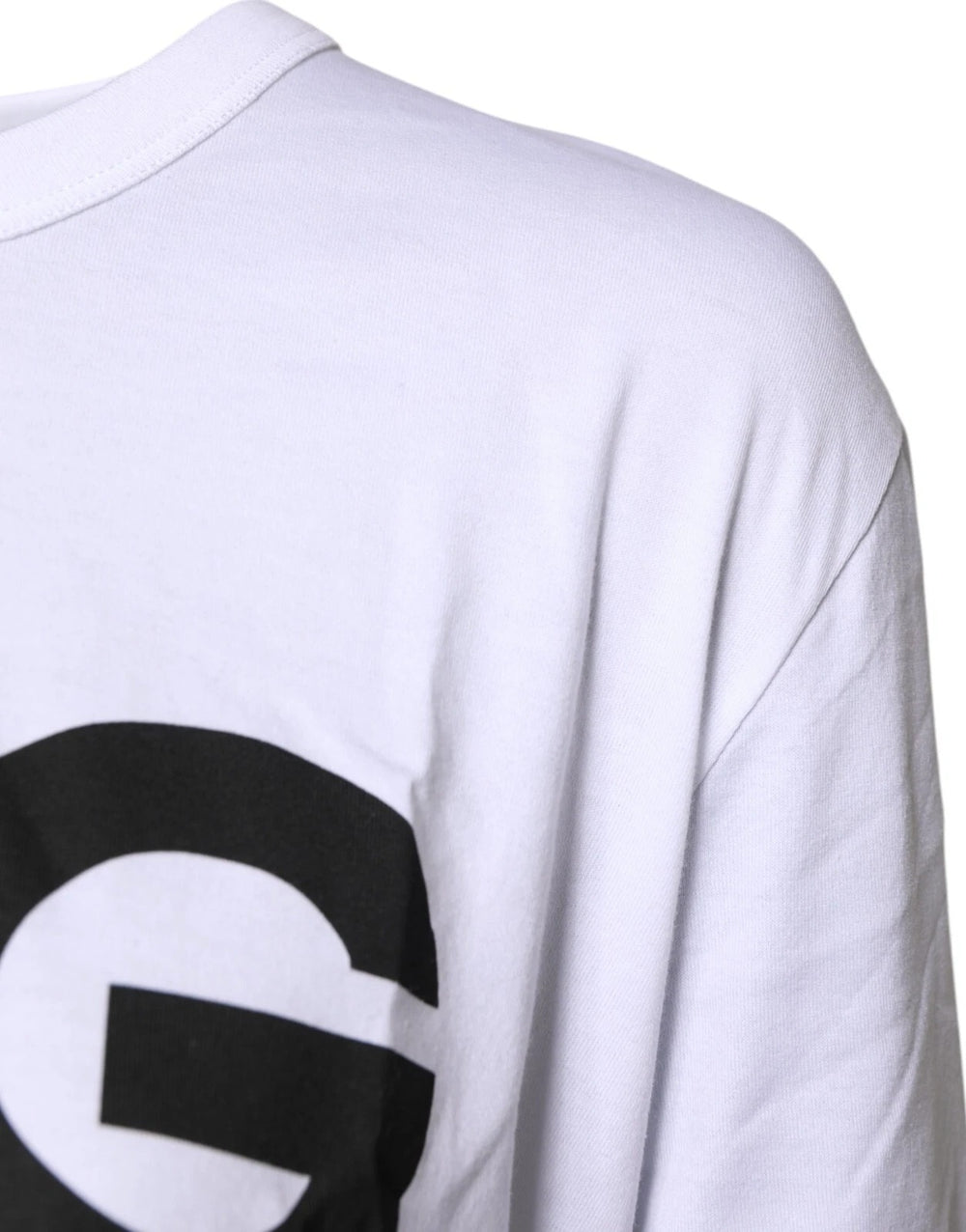 Dolce & Gabbana Graphic Print Cotton T-shirt in White