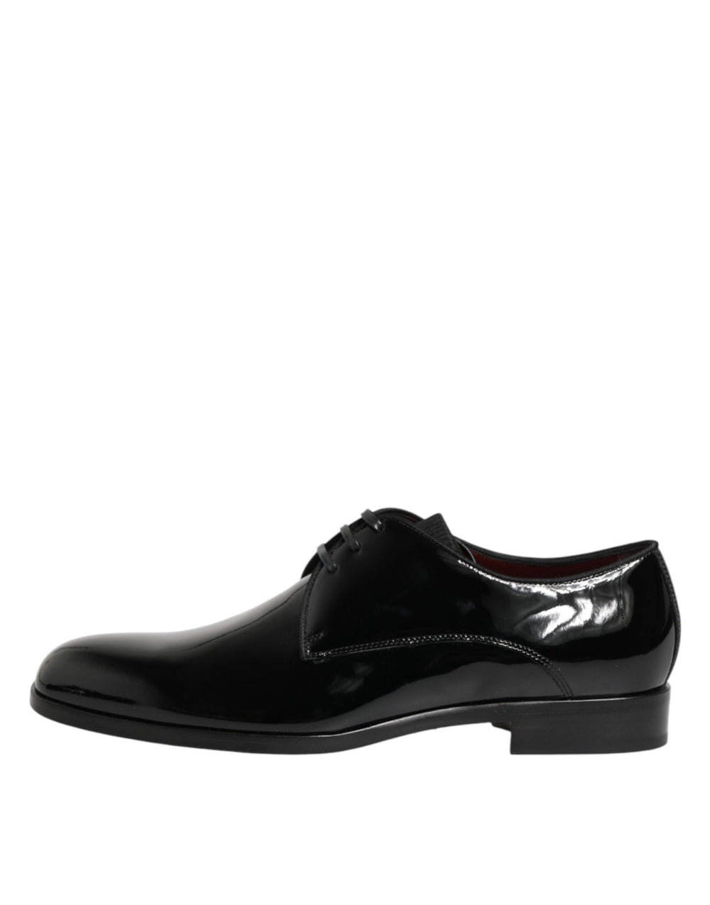 Dolce & Gabbana Calfskin Leather Derby Shoes in Black