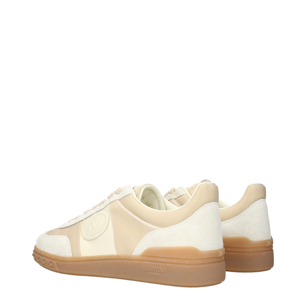 Valentino Garavani Fabric Low Top Sneakers in Beige