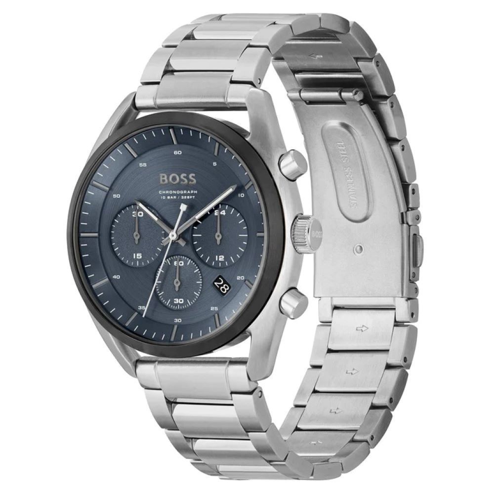 Hugo Boss Stainless Steel Chronograph Watch in Grey