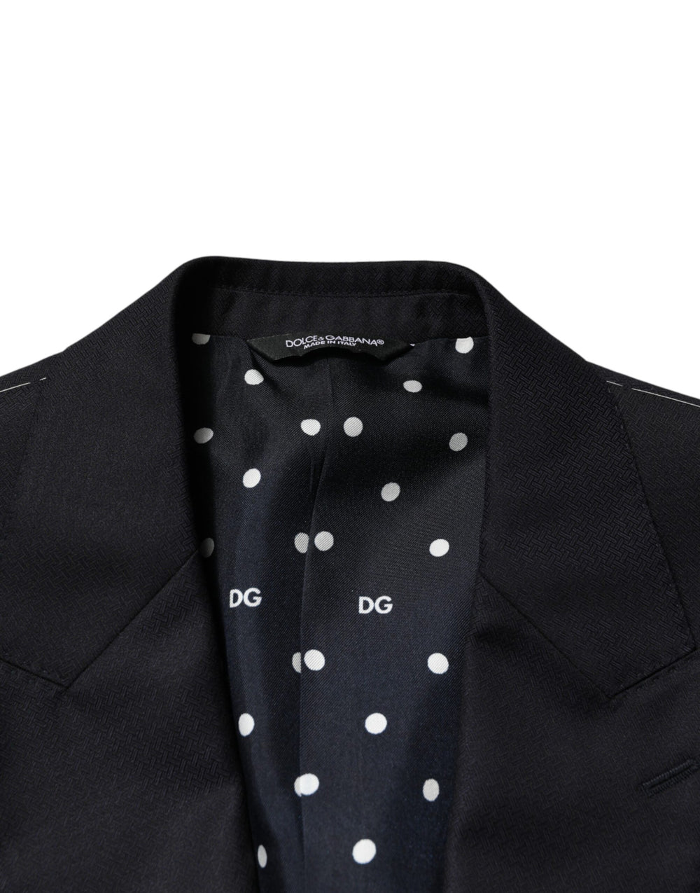 Dolce & Gabbana 100% Wool Single-Breasted Suit in Black