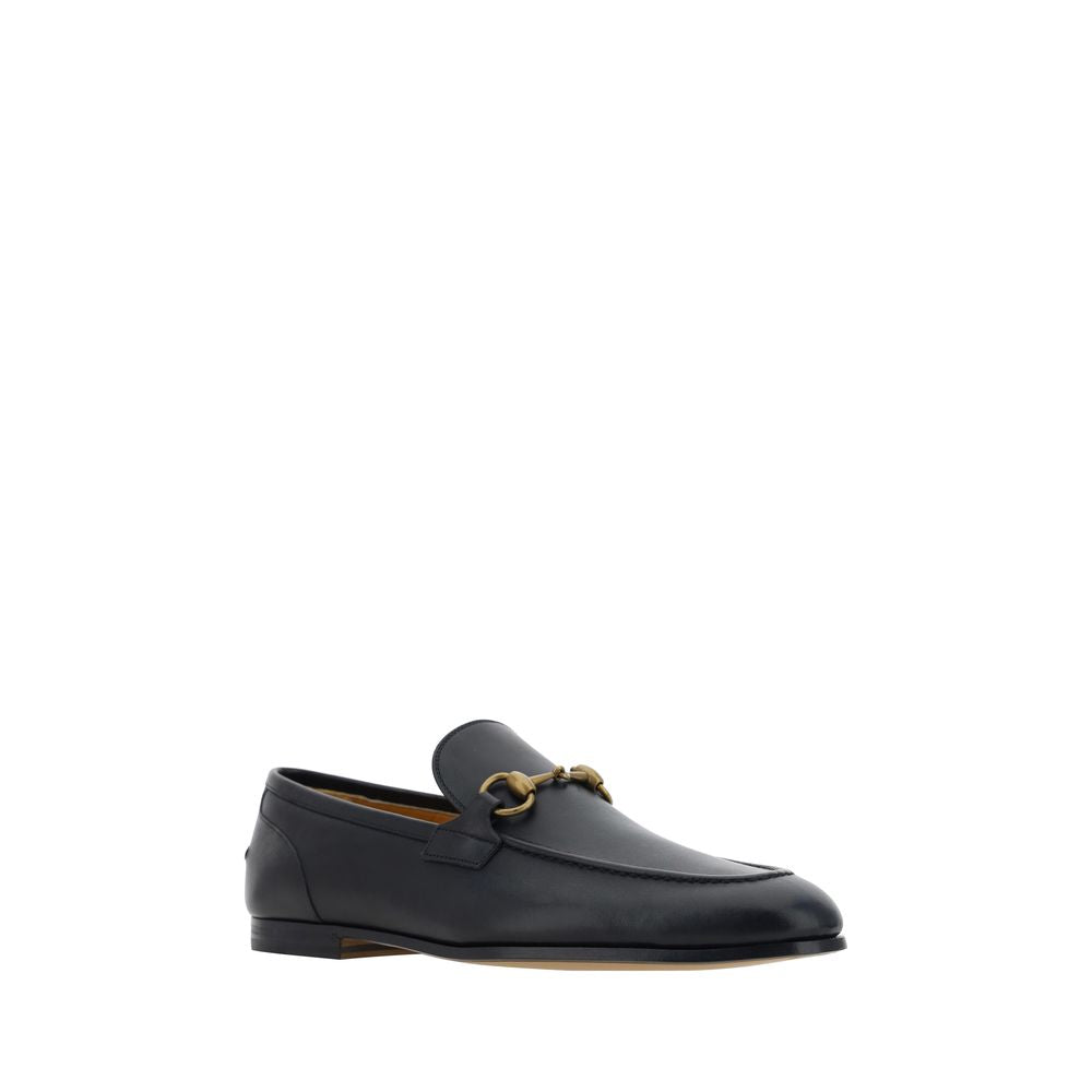 Gucci Δερμάτινα Slip-On Loafers σε Μαύρο