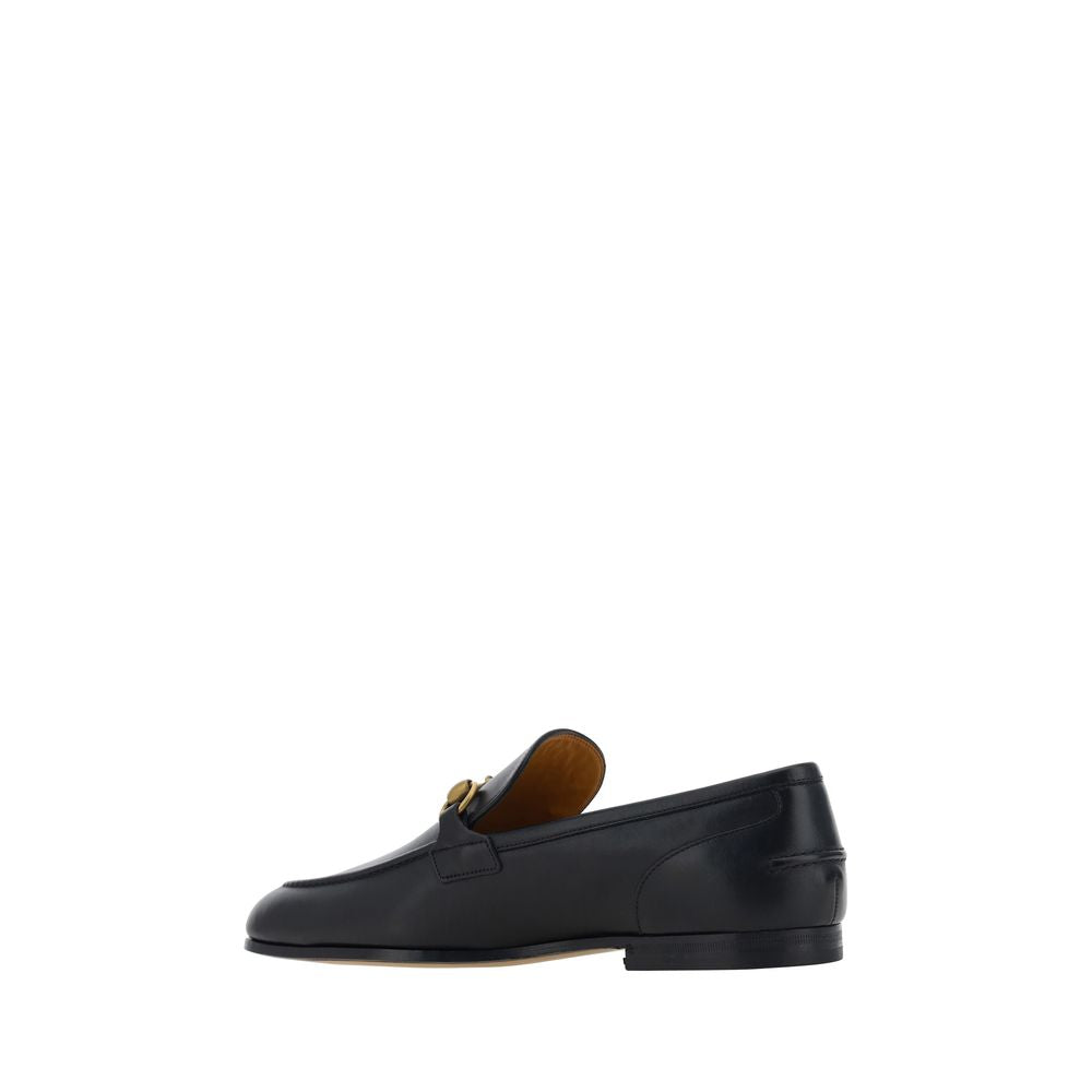 Gucci Δερμάτινα Slip-On Loafers σε Μαύρο