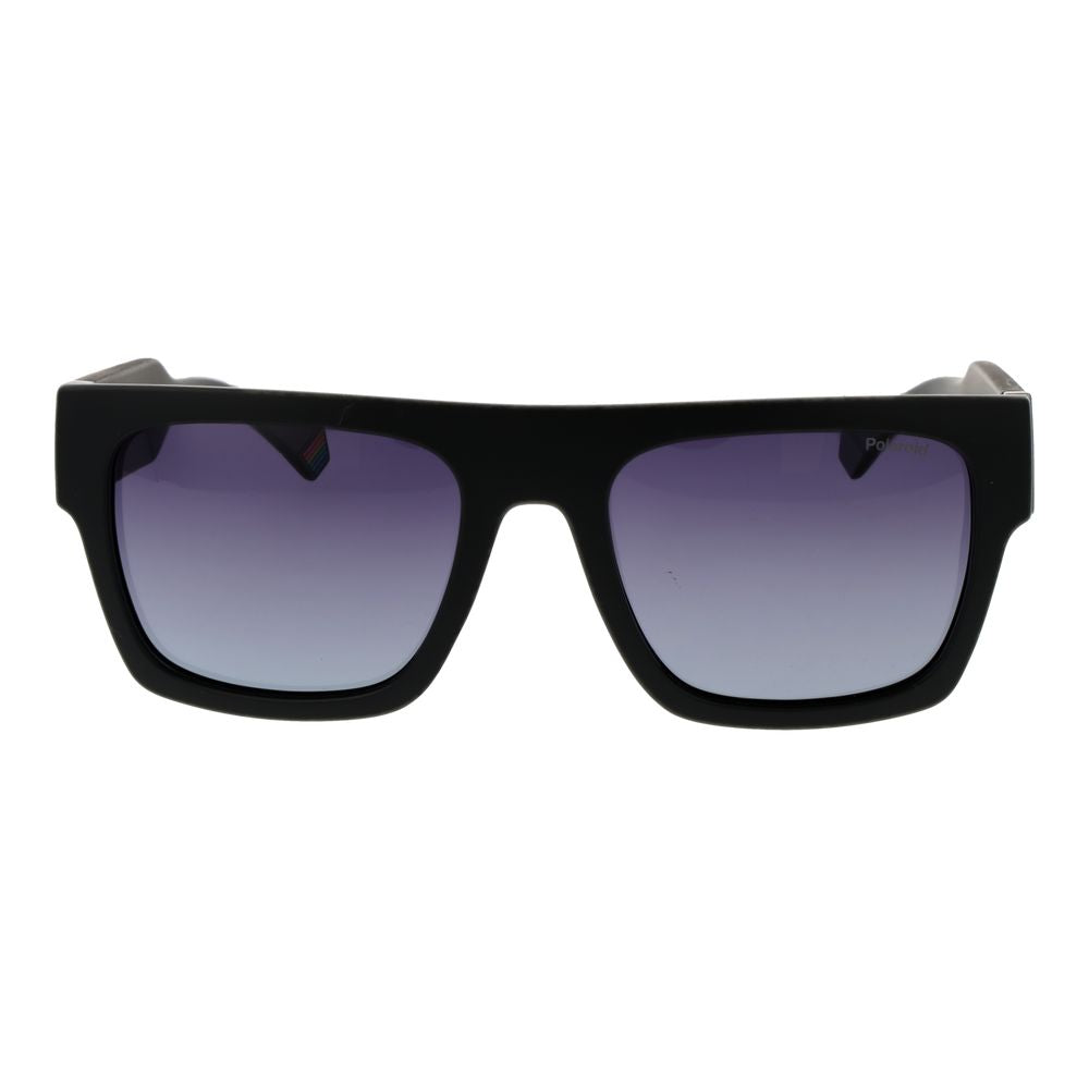 Polaroid Square Full-Rim Sunglasses in Black