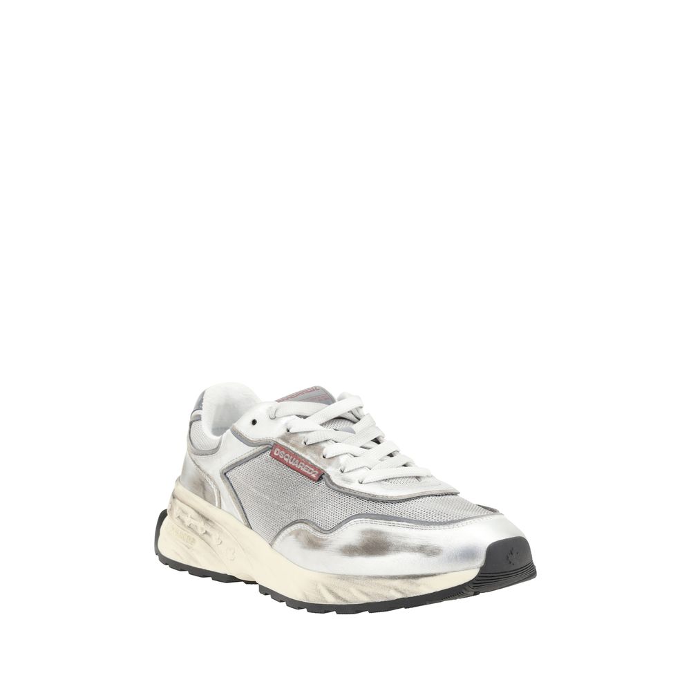 Dsquared² Sneakers από Δέρμα Μοσχαριού σε Λευκό