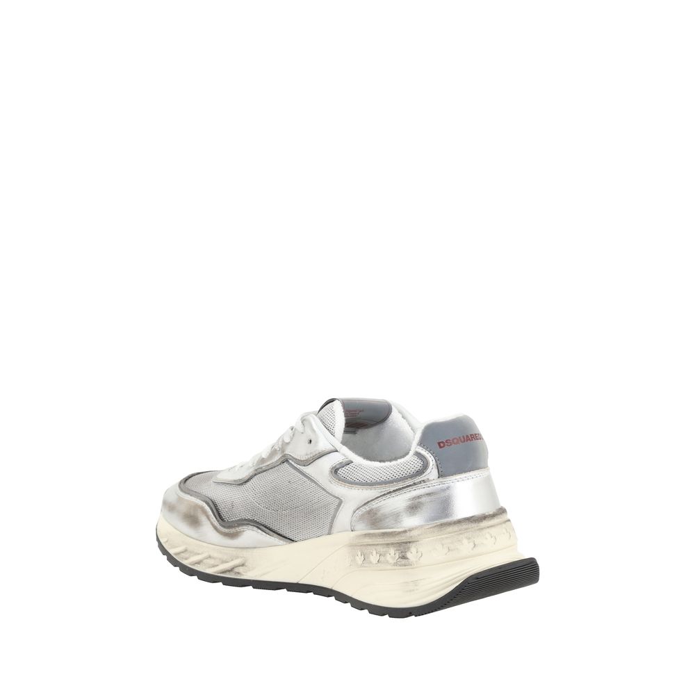 Dsquared² Sneakers από Δέρμα Μοσχαριού σε Λευκό