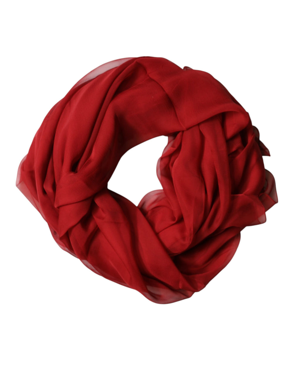 Dolce & Gabbana 100% Silk Stole in Red