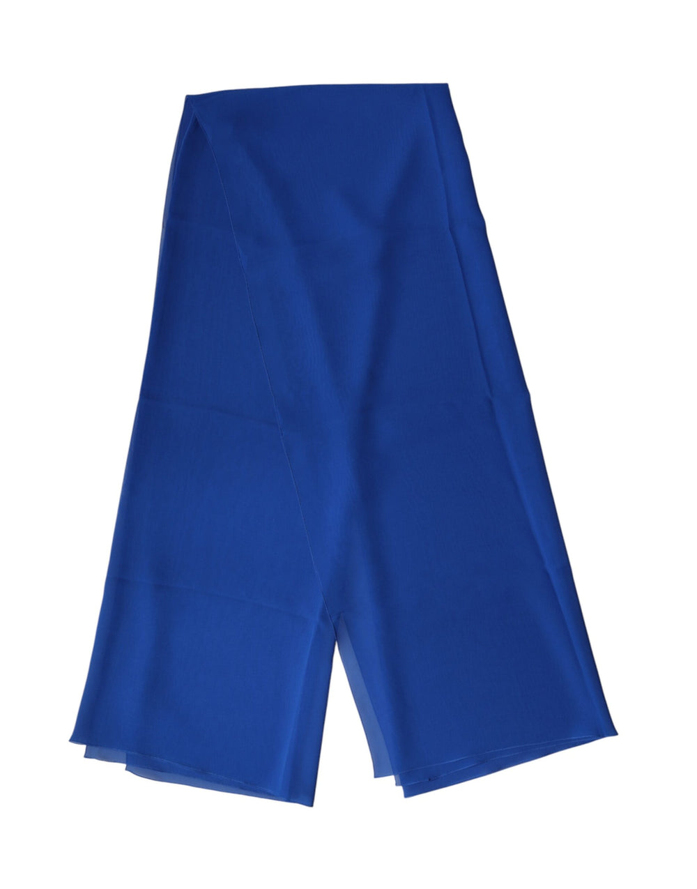 Blue Silk Stole Neck Wrap Shawl Men Scarf mens luxury fashion - Mens Edit