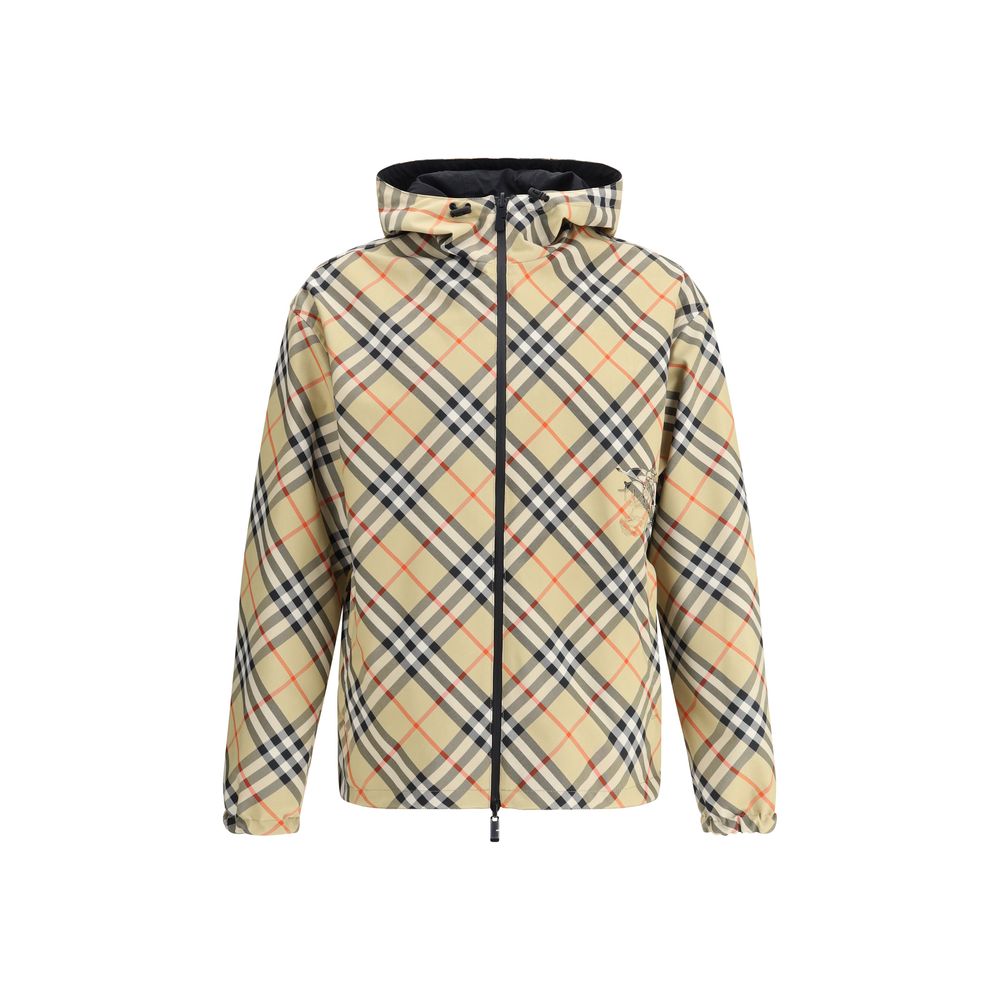 Burberry Multicolor Polyester Shell Jacket - Reversible mens luxury fashion - Mens Edit