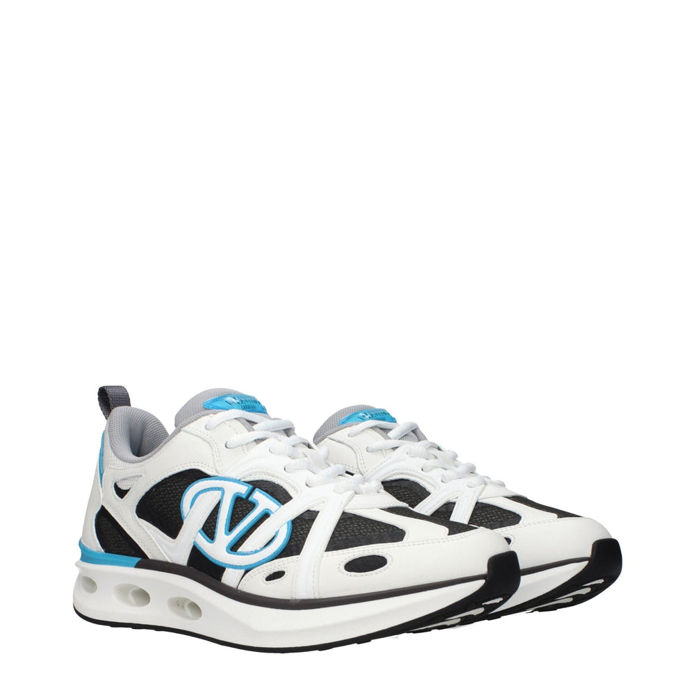 Valentino Garavani White Fabric Sneakers