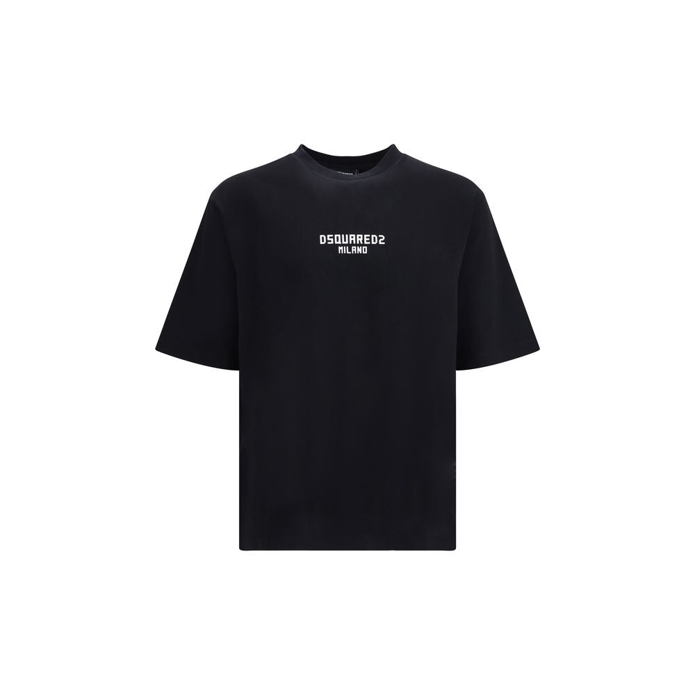 Dsquared² Black Cotton T-Shirt mens luxury fashion - Mens Edit
