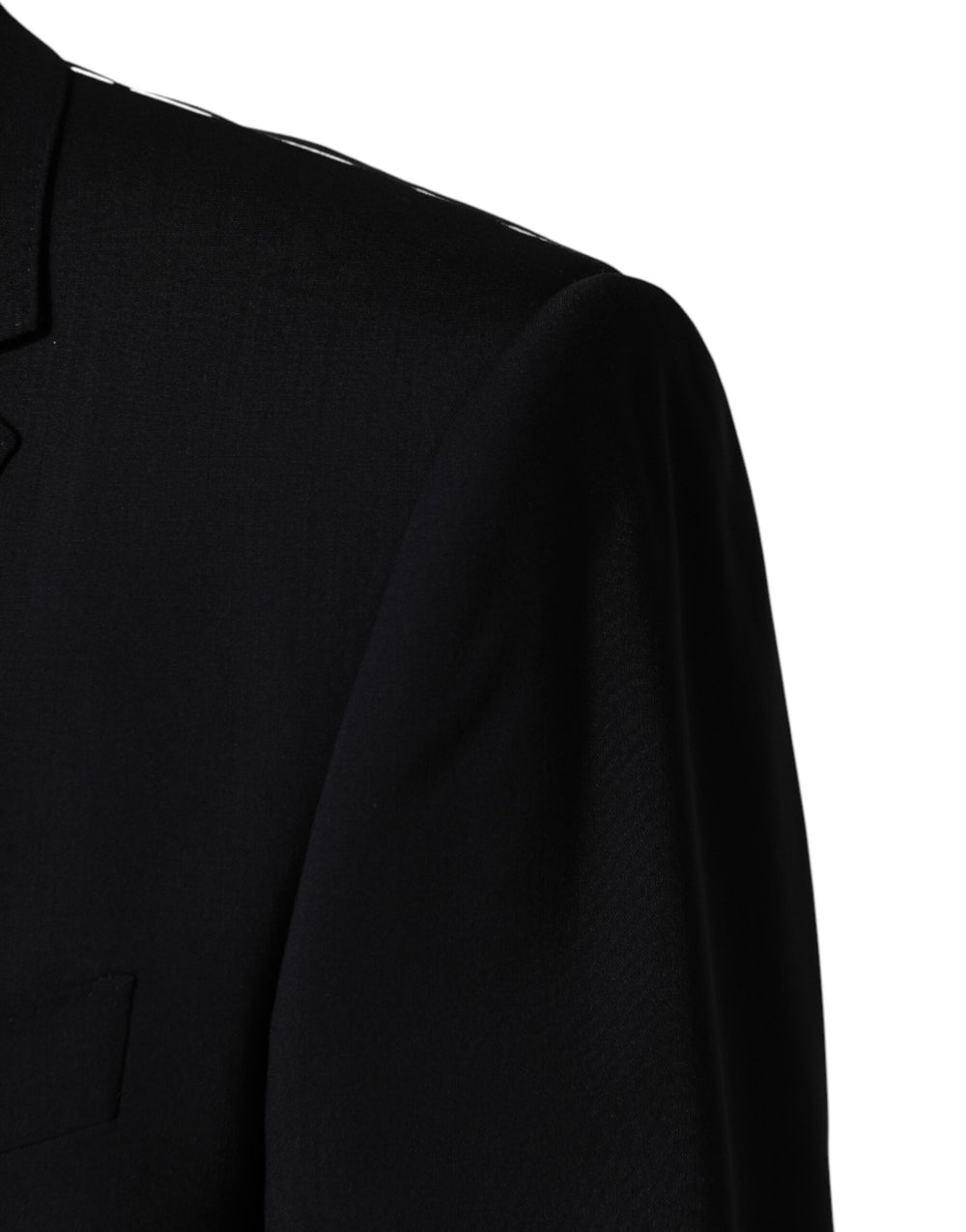 Dolce & Gabbana Virgin Wool Blazer in Black