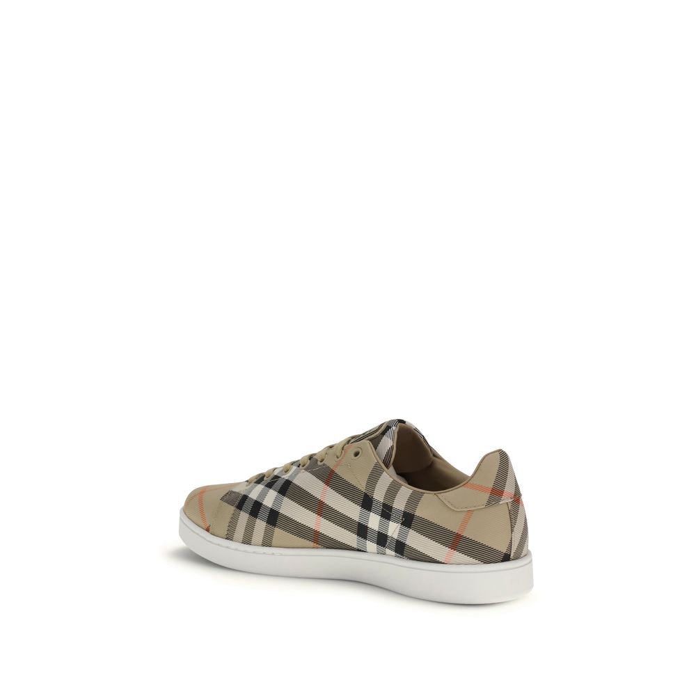 Burberry Nylon Low Top Sneakers in Multicolor