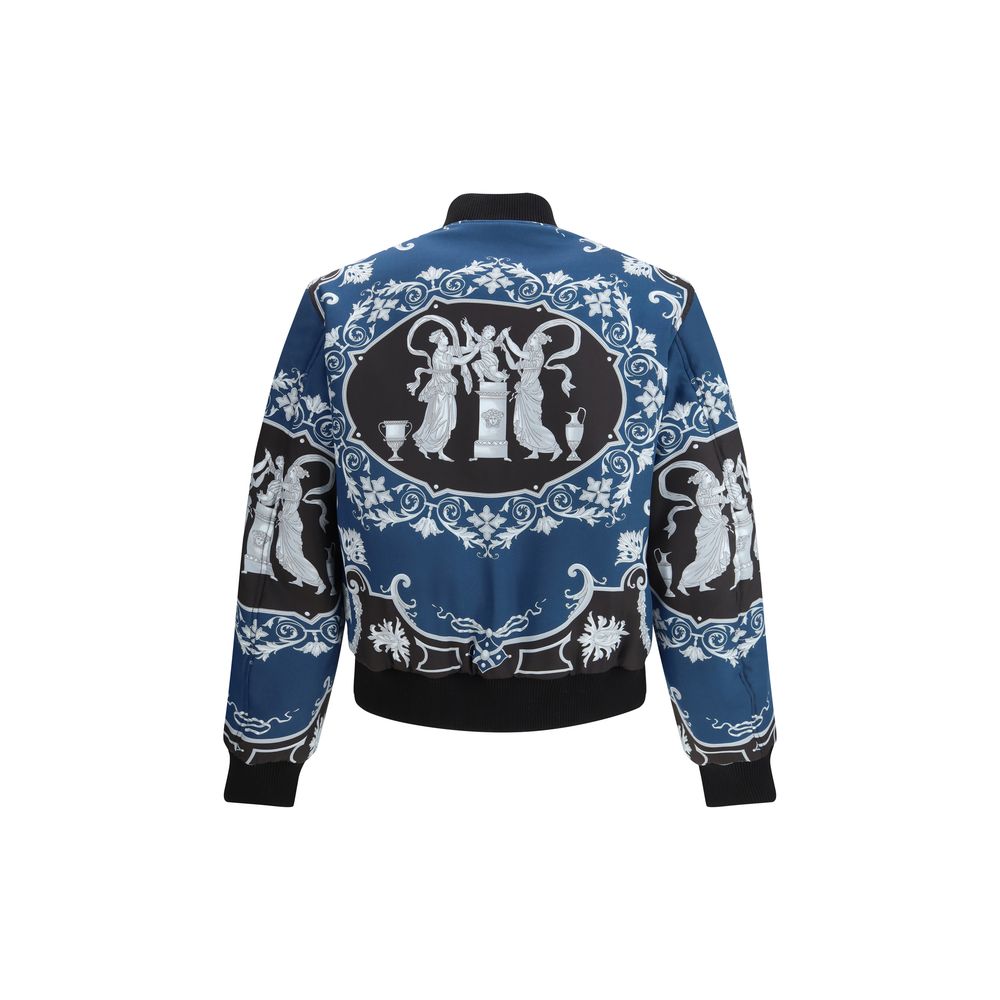 Versace Reversible Bomber Jacket in Black