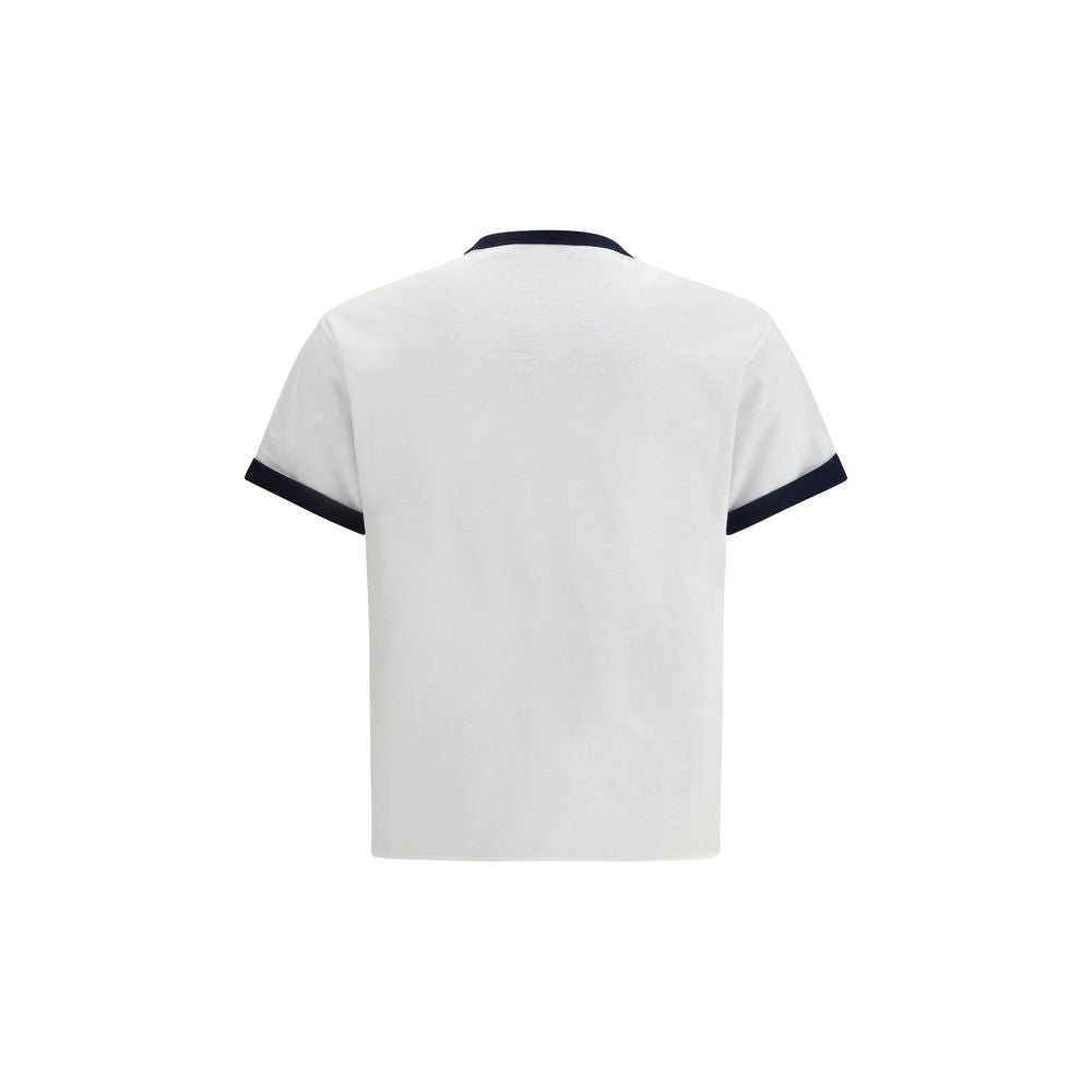 Prada 100% Cotton Jersey T-Shirt in White
