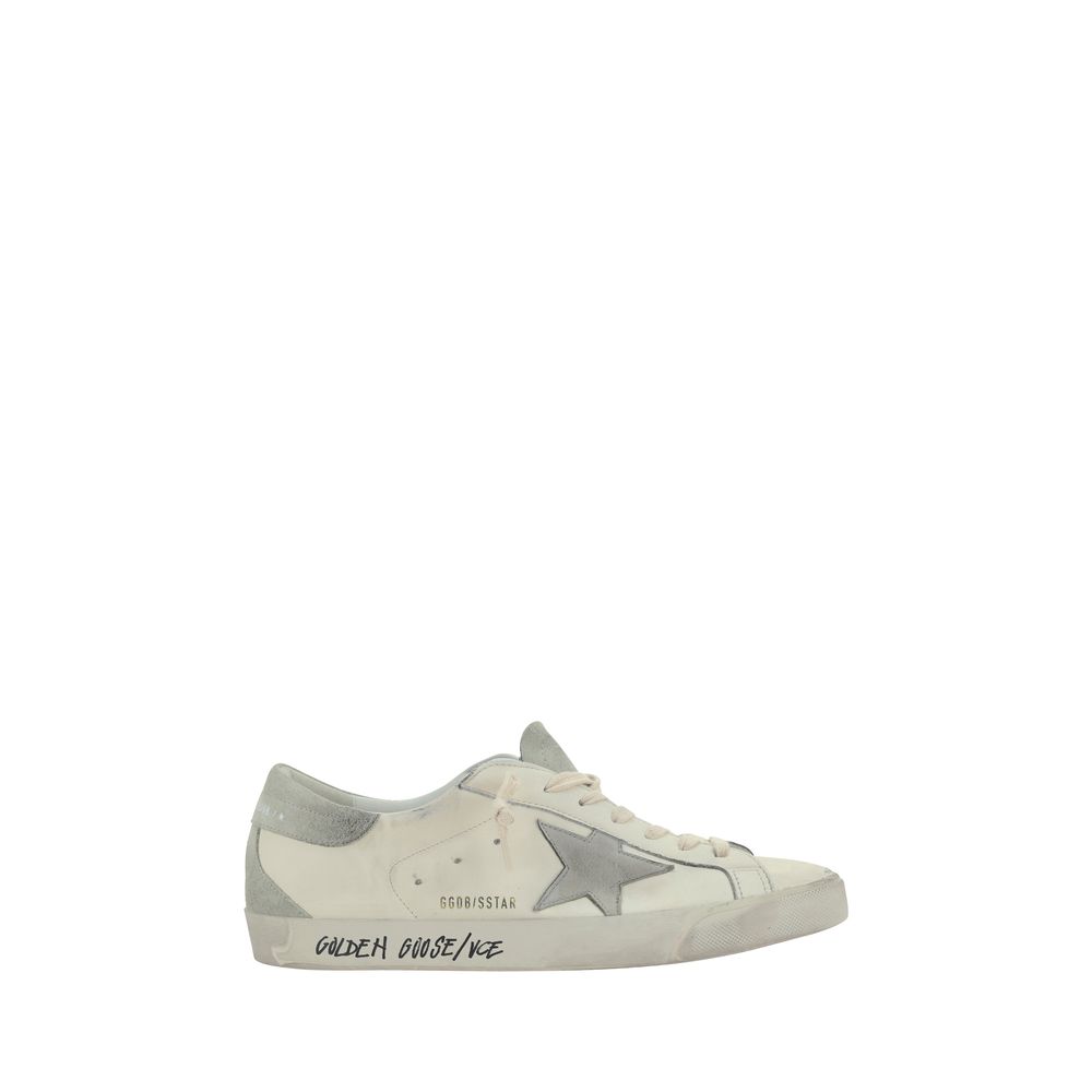 Golden Goose Sneakers από Δέρμα Κατσίκας σε Λευκό