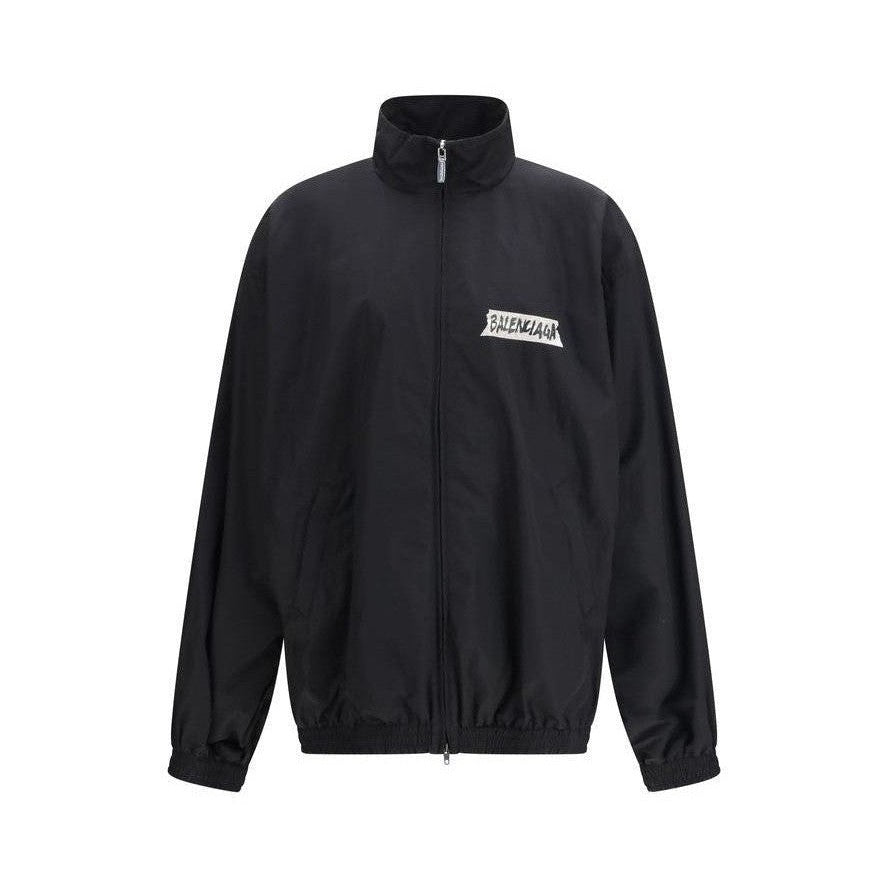 Balenciaga Black Cotton Shell Jacket mens luxury fashion - Mens Edit