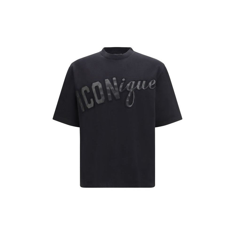 Dsquared² Black Cotton T-Shirt mens luxury fashion - Mens Edit