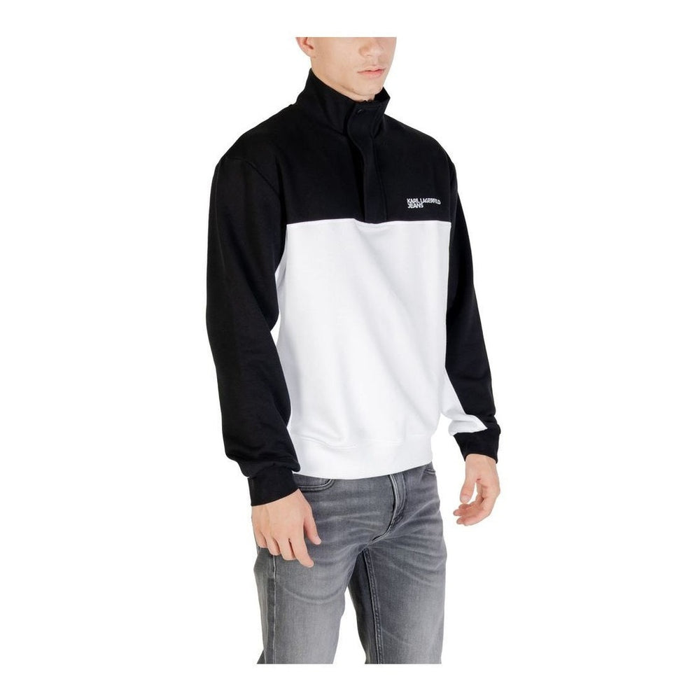 Karl Lagerfeld Black And White Horn Sweatshirt mens luxury fashion - Mens Edit