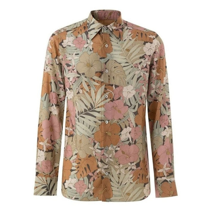 Tom Ford Multicolor Lyocell Pattern Shirt mens luxury fashion - MENS EDIT