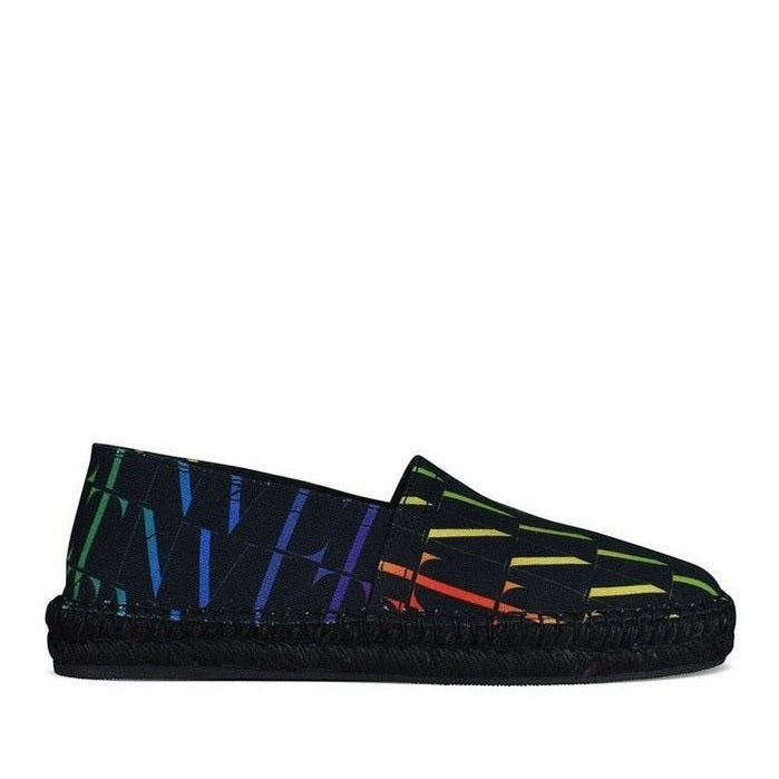 Valentino Garavani Black Canvas Espadrilles mens luxury fashion - MENS EDIT