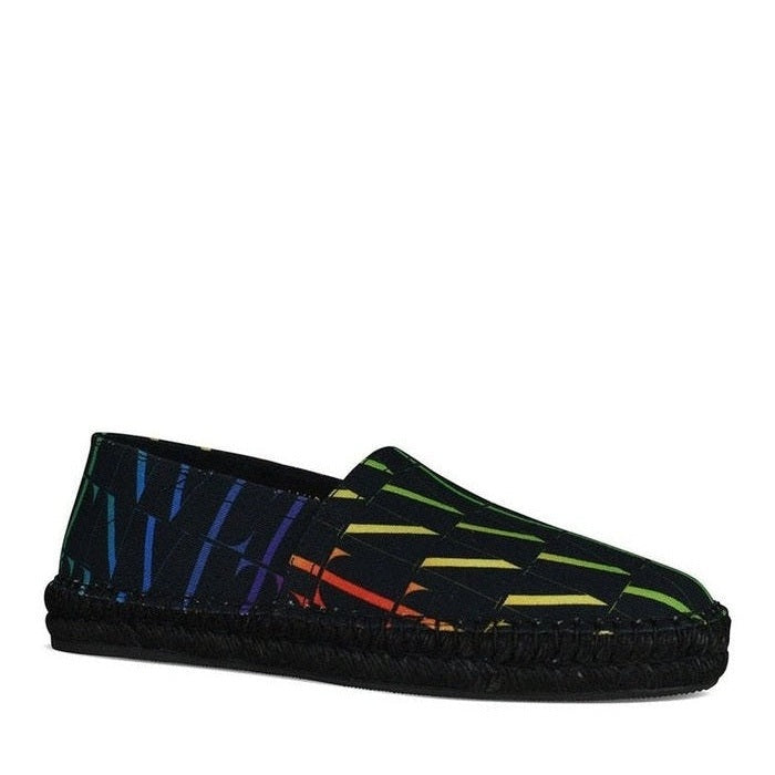 Valentino Garavani Black Canvas Espadrilles mens luxury fashion - MENS EDIT