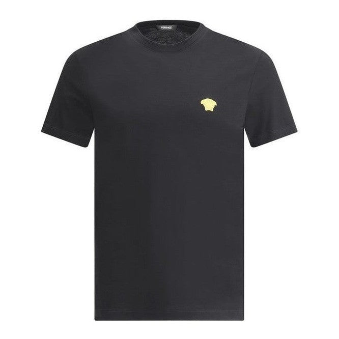 Versace Black Cotton T-Shirt mens luxury fashion - Mens Edit
