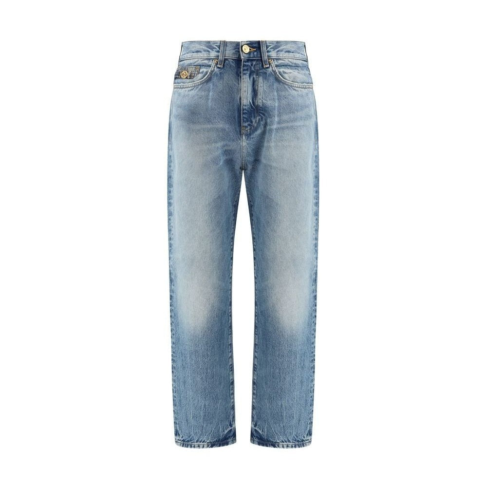 Versace Blue Cotton Jeans Denim mens luxury fashion - Mens Edit