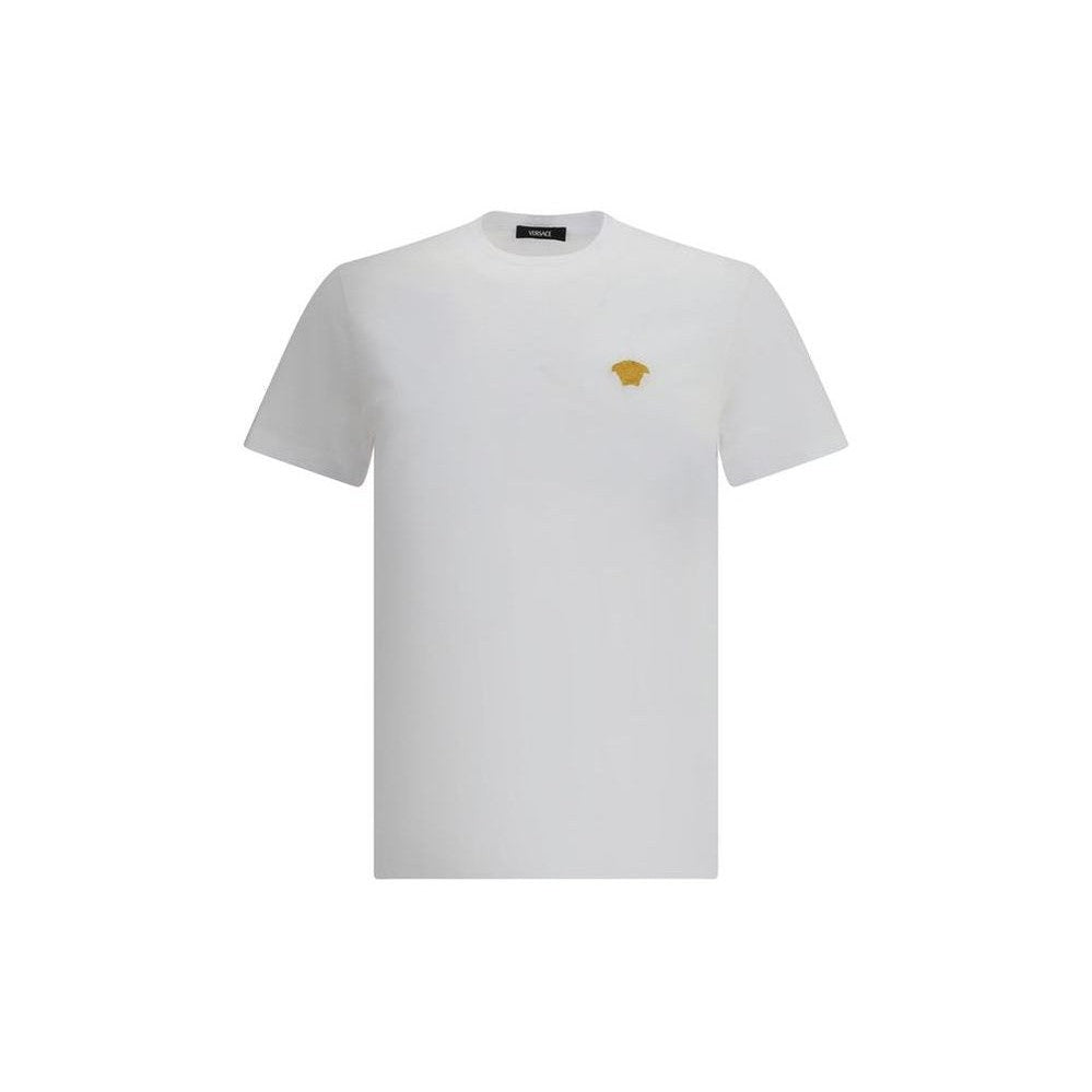 Versace White Cotton T-Shirt mens luxury fashion - Mens Edit