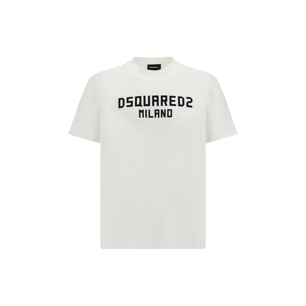 Dsquared² White Cotton T-Shirt mens luxury fashion - Mens Edit