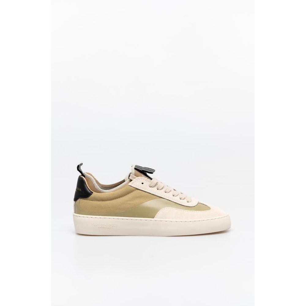 Scotch & Soda Δερμάτινα Beige Sneakers Χαμηλά