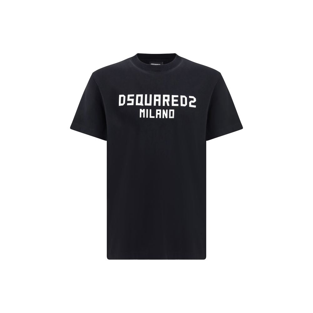 Dsquared² Βαμβακερό T-Shirt σε Μαύρο