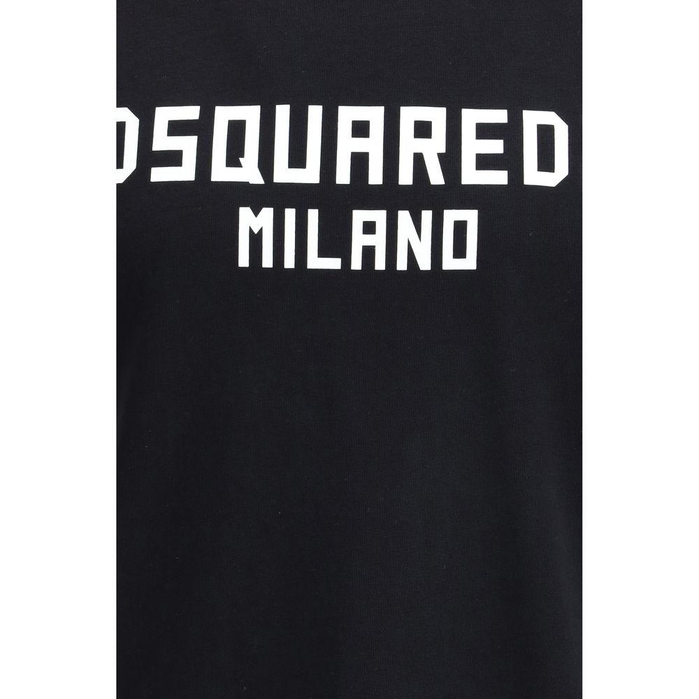 Dsquared² Βαμβακερό T-Shirt σε Μαύρο