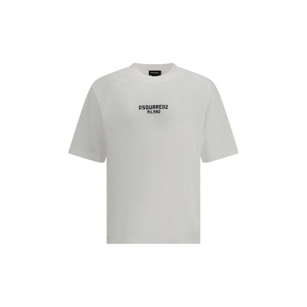 Dsquared² White Cotton T-Shirt mens luxury fashion - Mens Edit