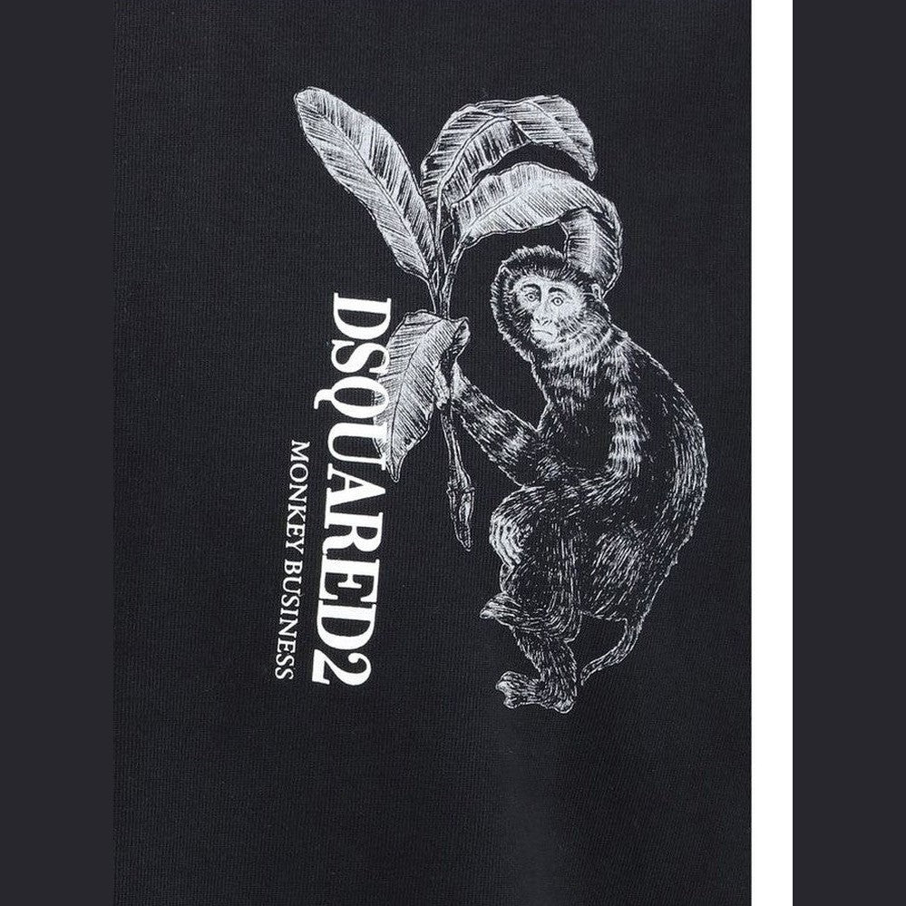 Dsquared² Βαμβακερό T-Shirt σε Μαύρο
