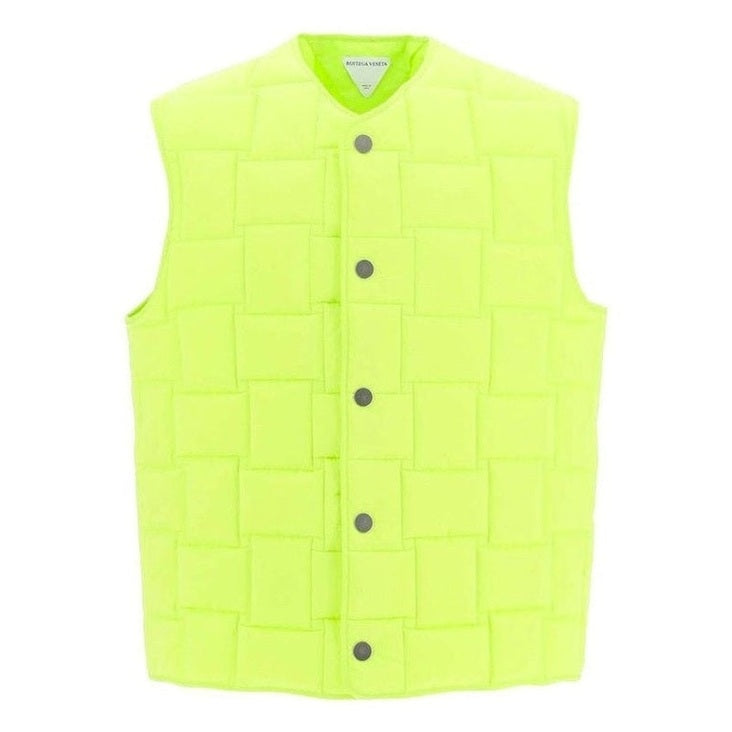 Bottega Veneta Bicolor Polyamide Sleeveless Padded Jacket mens luxury fashion - Mens Edit
