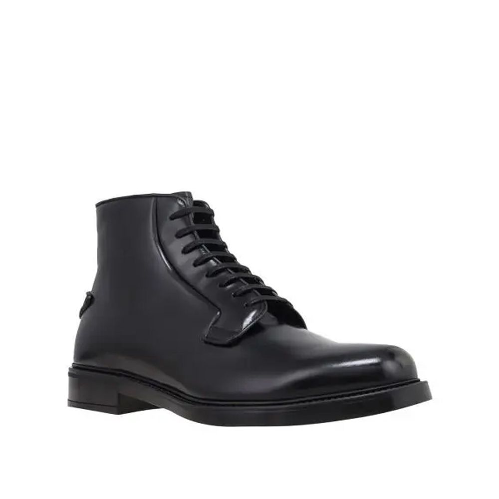 Prada Boots Calfskin Lace-Up