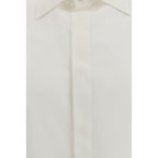 Valentino White Cotton Dress Shirt with Rockstud Detail
